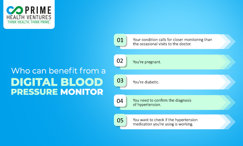 Who can benefit from a digital blood pressure monitor
